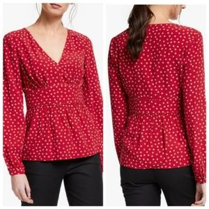 NWT Boden Polka Dot Elsie top size 16 // I17
